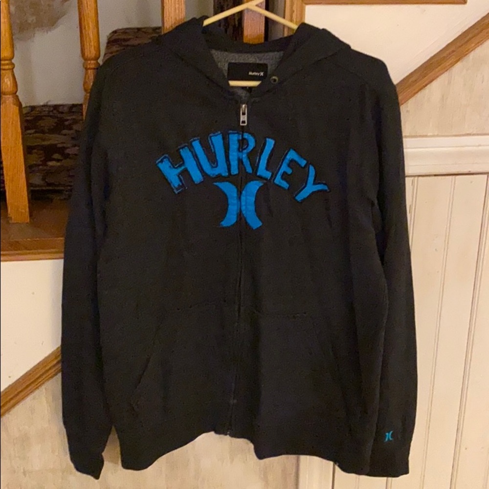 Mens Hurley Zip-Up Hoodie